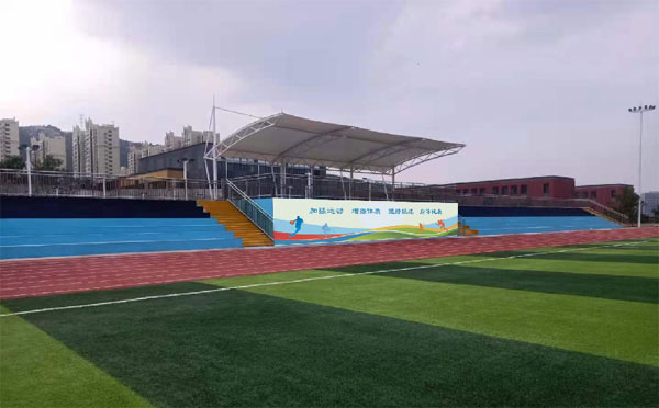 学校操场围墙彩绘