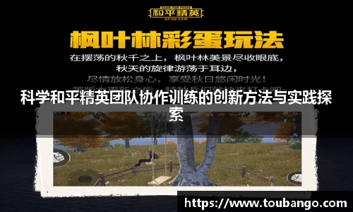 科学和平精英团队协作训练的创新方法与实践探索